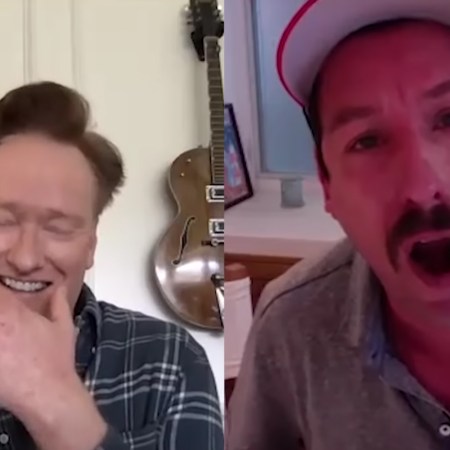 Conan O'Brien and Adam Sandler