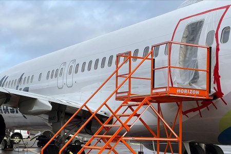 Alaska Airlines flight missing door plug