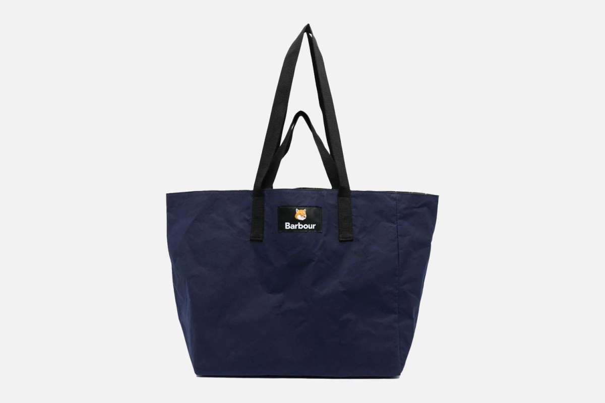 Barbour x Maison Kitsuné Reversible Tote Bag