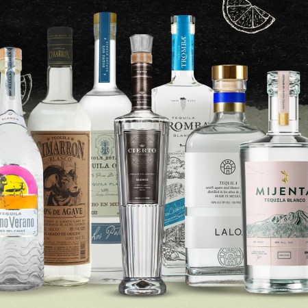 lineup of the best blanco tequilas for a margarita