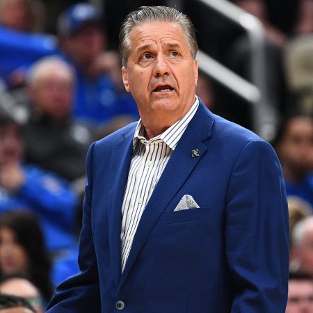 Head coach John Calipari of the Kentucky Wildcats.