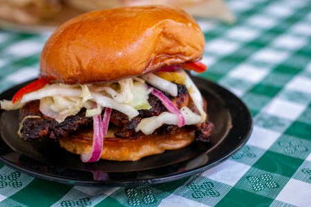 Sandwich from Daisy’s Po-Boy and Tavern, one of the best Black-owned restaurants in Chicago