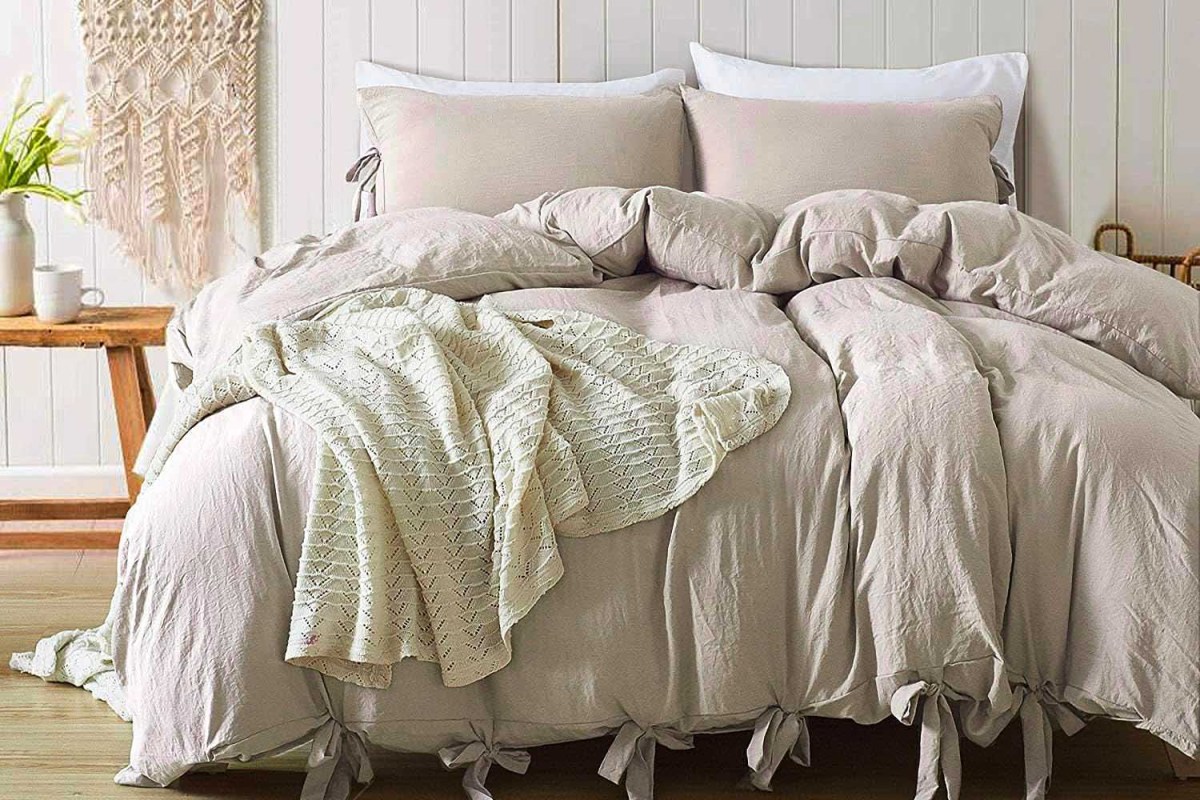 Annadaif Khaki Duvet Cover