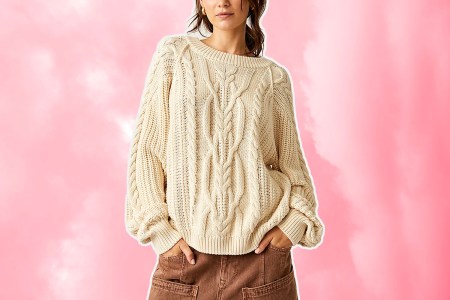 fisherman sweater for women