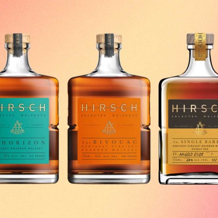 three bottles of Hirsch