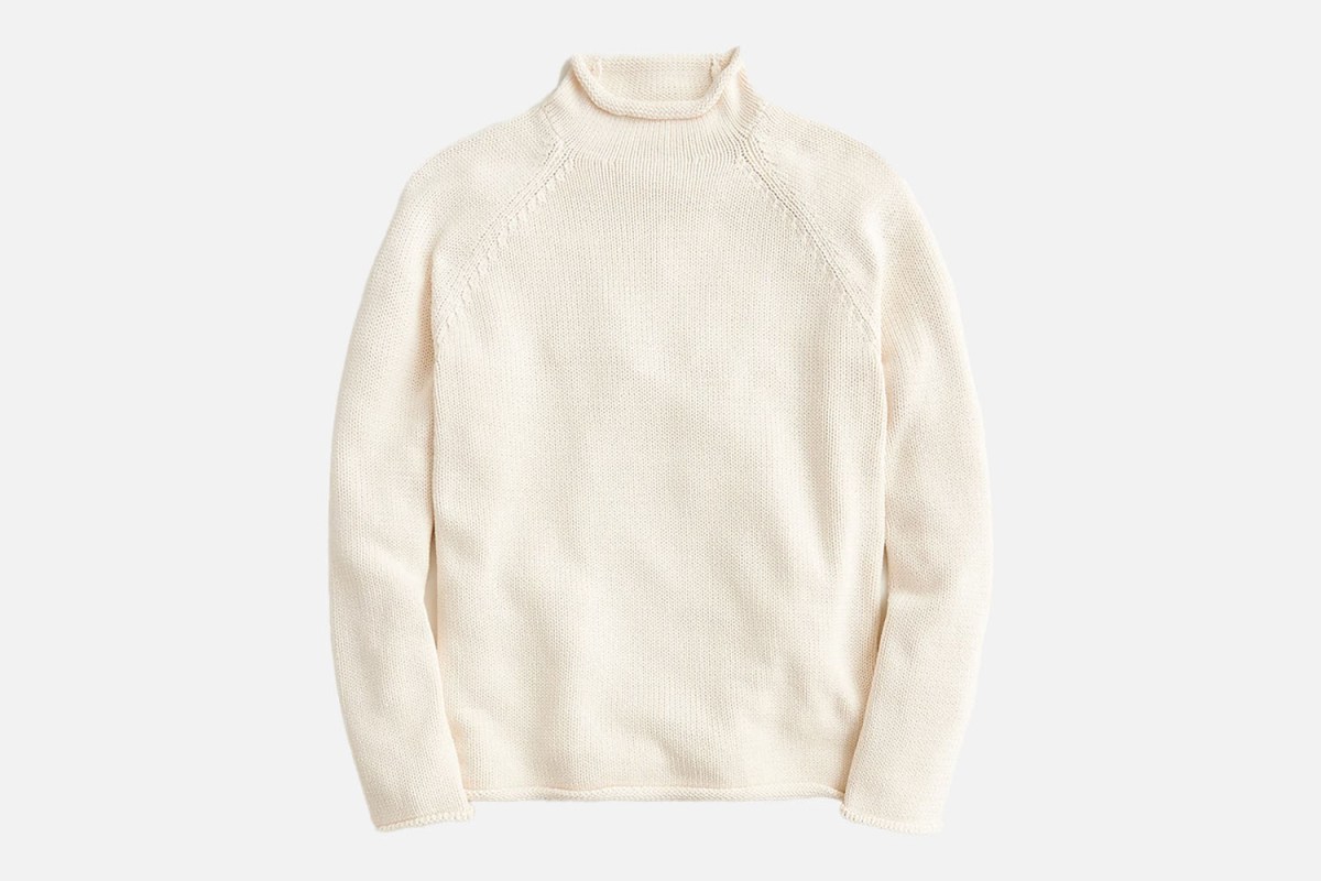 J.Crew 1988 Heritage Cotton Rollneck Sweater