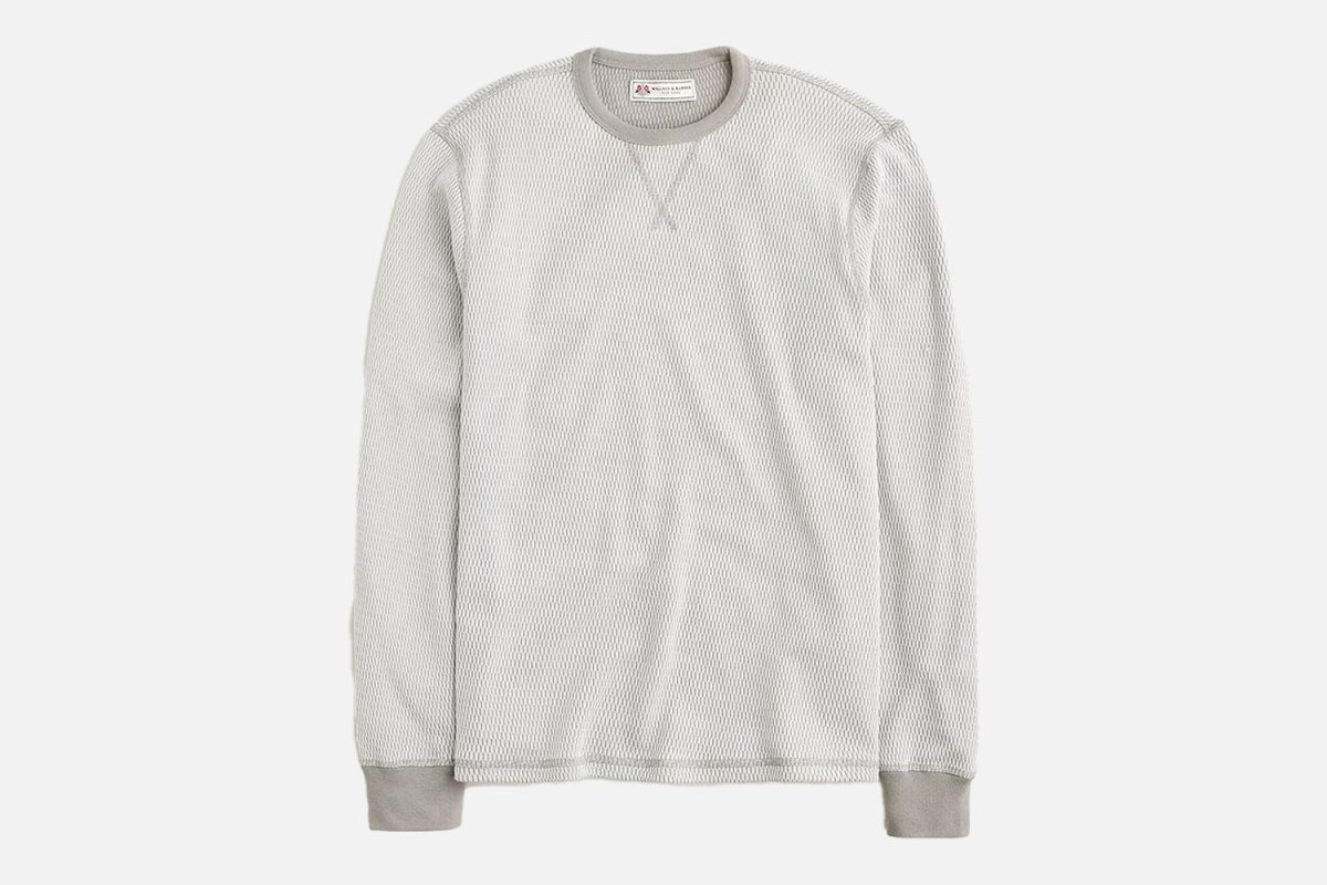 Wallace & Barnes Honeycomb Waffle Crewneck