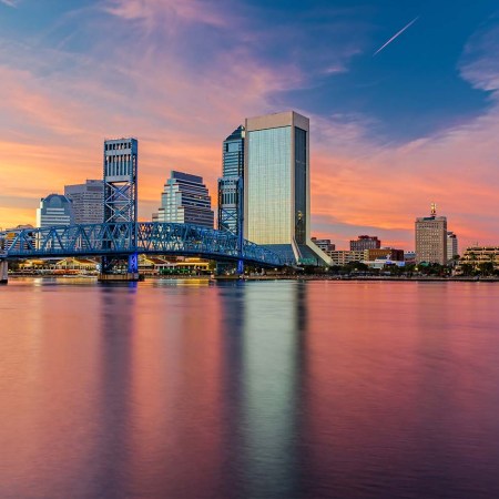 The St. Johns River in Jacksonville, Florida. Here's where to stay, eat and play in Jacksonville.