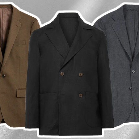 a collage of lightweight suits