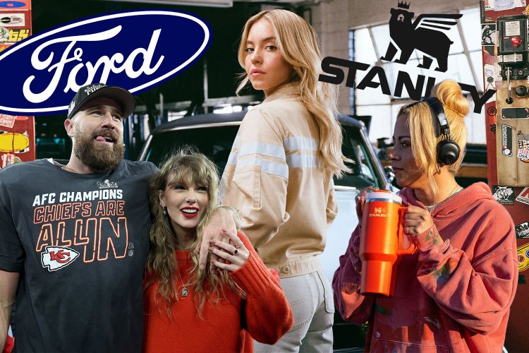 Macho brands like the NFL, Ford and Stanley are now courting young women through celebrities like Taylor Swift and Sydney Sweeney and social media influencers on TikTok