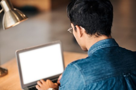 Man on a laptop