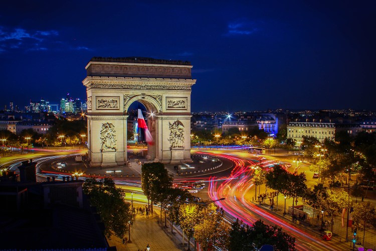 Arc de Triomphe in Paris, France