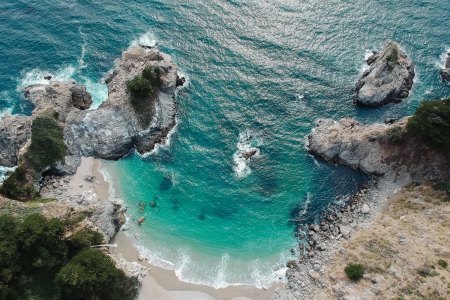 Aerial view of Big Sur