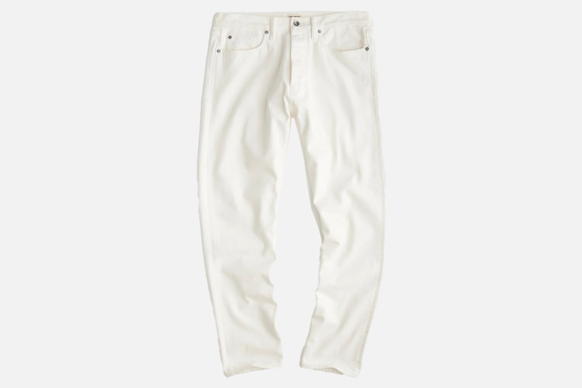 Todd Snyder Classic Fit Selvedge Jean In White Wash