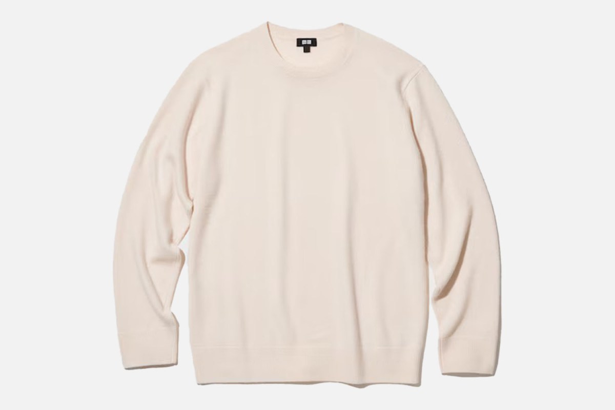 Cashmere Crew Neck Long-Sleeve Sweater