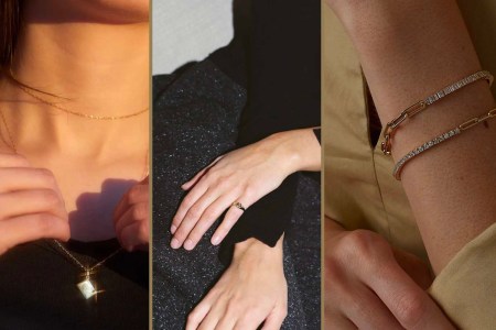 Jewelry from Catbird, J.Hannah and Kinn.